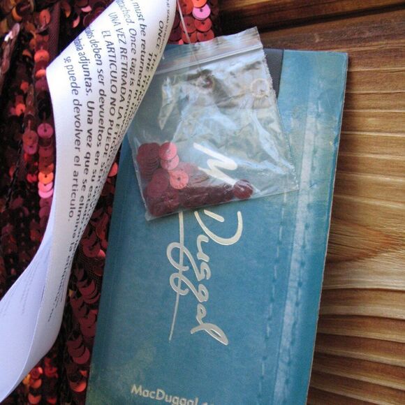 Mac Duggal Womens 93540 Sequin Gown Dress - Picture 13 of 14